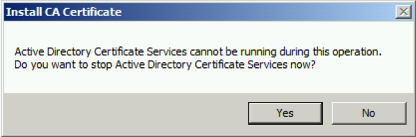 The dialog box reads