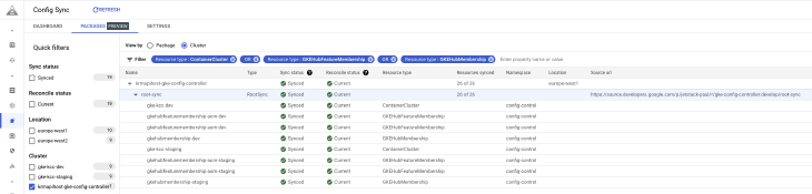 Anthos Config Management RootSync